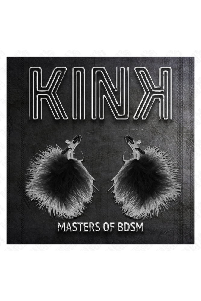 KINK - PINZA PER CAPEzzoli PIUMA NERA 7 CM