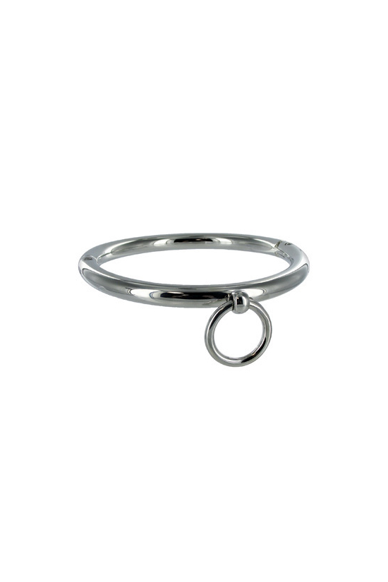 METAL HARD - COLLANA BDSM CON ANELLO 18CM