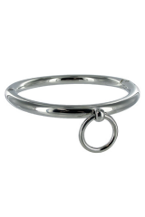 METAL HARD - COLLANA BDSM CON ANELLO 18CM