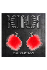 KINK - PINZA PER CAPEzzoli PIUMA ROSSO 7 CM