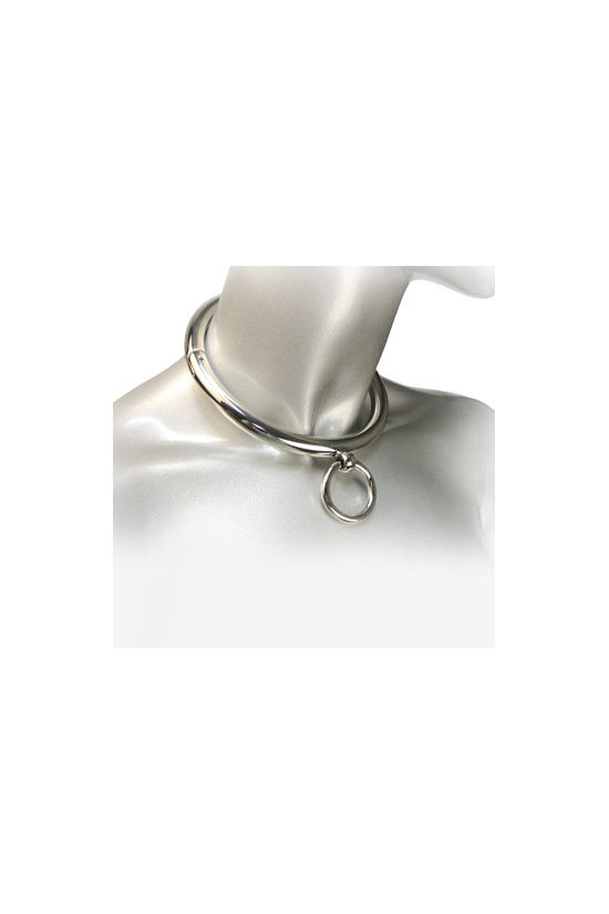 METAL HARD - COLLANA BDSM CON ANELLO 18CM