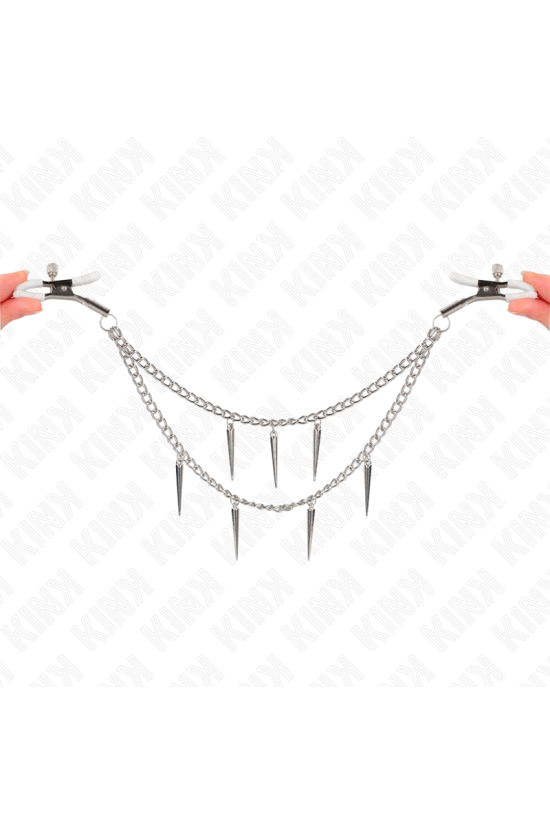 KINK - PINZE PER CAPEzzoli CON CATENE A SPUNTE 30 CM