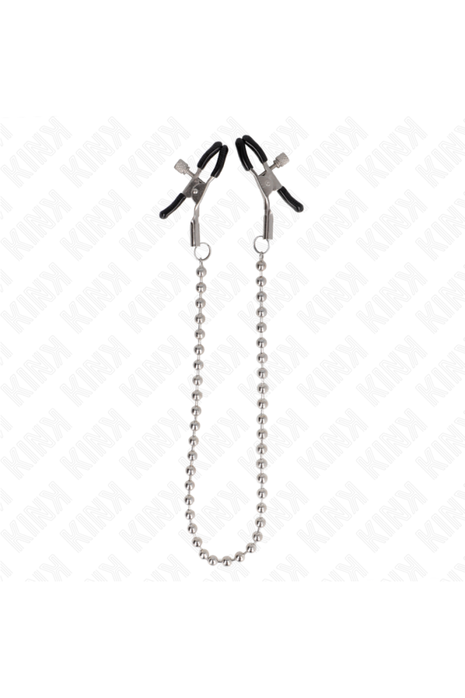 KINK - MORSETTI PER CAPEZZOLI A CATENA DI PERLINE 30 CM