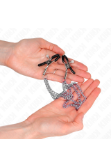 KINK - PINZE PER CAPEzzoli CON 3 CATENE ARGENTO 20/23/28 CM