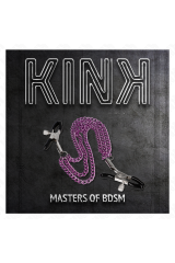 KINK - PINZE PER CAPEzzoli CON 3 CATENE VIOLA 20/23/28 CM