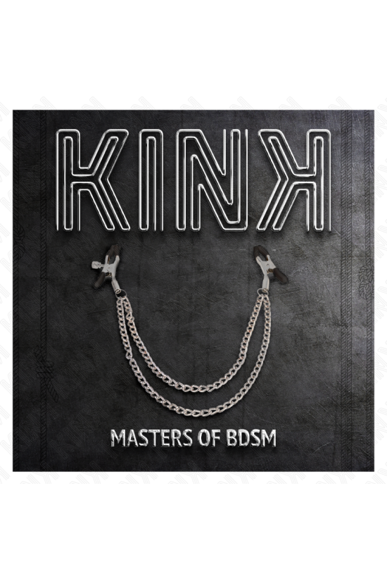 KINK - PINZE PER CAPEzzoli CON 2 CATENE SPESSE ARGENTO 20/23 CM