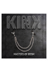 KINK - PINZE PER CAPEzzoli CON 2 CATENE SPESSE ARGENTO 20/23 CM