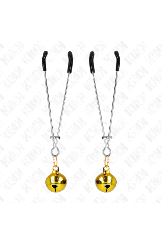 KINK - PINZE PER CAPEZZOLI A CAMPANA SOTTILE ORO 7 CM