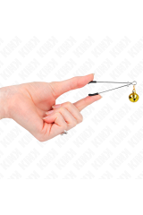 KINK - PINZE PER CAPEZZOLI A CAMPANA SOTTILE ORO 7 CM