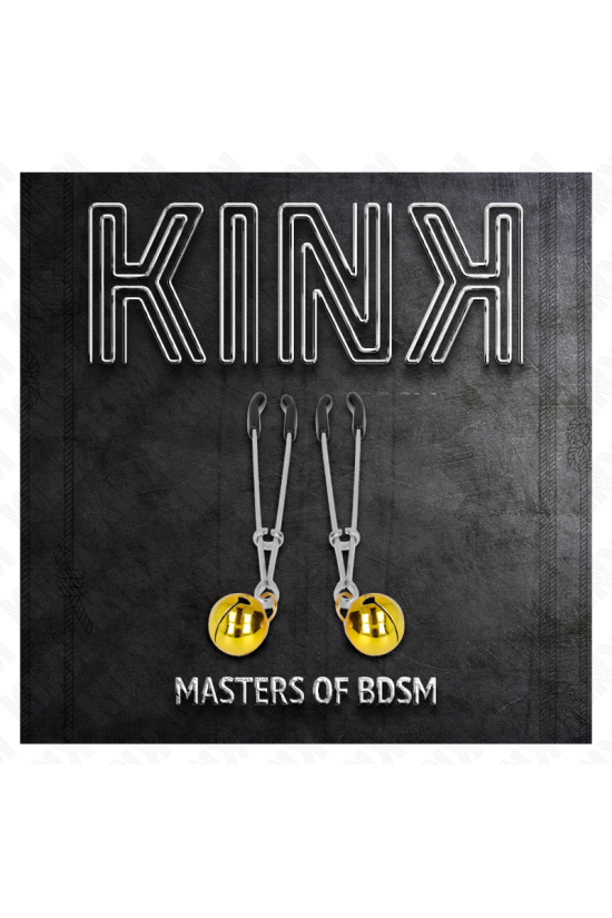 KINK - PINZE PER CAPEZZOLI A CAMPANA SOTTILE ORO 7 CM