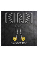 KINK - PINZE PER CAPEZZOLI A CAMPANA SOTTILE ORO 7 CM