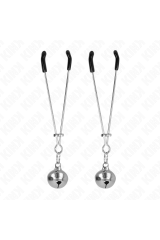 KINK - PINZE PER CAPEZZOLI A CAMPANA SOTTILE ARGENTO 7 CM