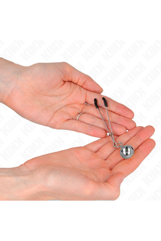 KINK - PINZE PER CAPEZZOLI A CAMPANA SOTTILE ARGENTO 7 CM