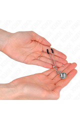 KINK - PINZE PER CAPEZZOLI A CAMPANA SOTTILE ARGENTO 7 CM