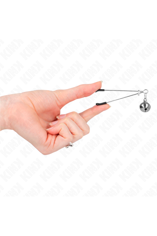 KINK - PINZE PER CAPEZZOLI A CAMPANA SOTTILE ARGENTO 7 CM