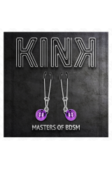 KINK - PINZE PER CAPEZZOLI A CAMPANA SOTTILE VIOLA 7 CM