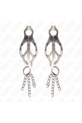 KINK - PINZE PER CAPEZZOLI TRIFOGLIO GIAPPONESE CON CATENINE ARGENTO