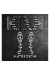 KINK - PINZE PER CAPEZZOLI TRIFOGLIO GIAPPONESE CON GANCI ARGENTO