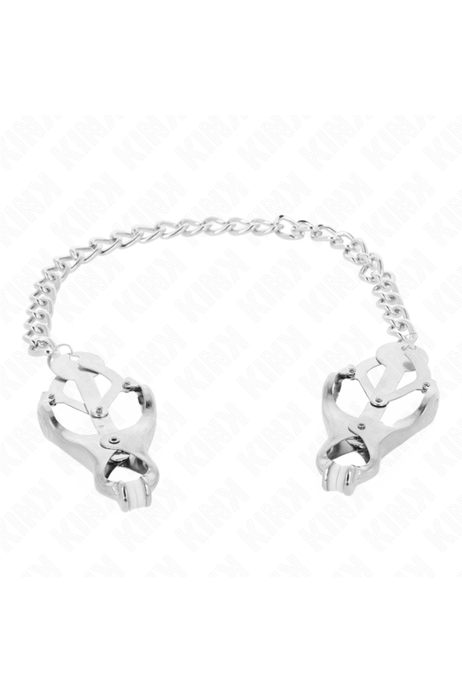 KINK - PINZE PER CAPEZZOLI TRIFOGLIO GIAPPONESE CON CATENA ARGENTO 30 CM