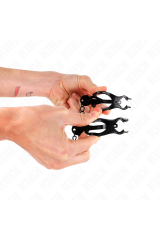 KINK - PINZE PER CAPEZZOLI TRIFOGLIO GIAPPONESE CON CATENA NERA 30 CM