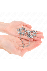 KINK - PINZE PER CAPEZZOLI A FIORE IN METALLO CON CATENA