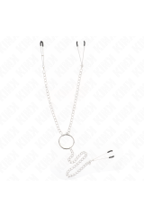 KINK - PINZE PER CAPEZZOLI TRIPLI E CLIT CON CATENA MODELLO 1