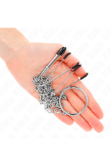 KINK - PINZE PER CAPEZZOLI TRIPLI E CLIT CON CATENA MODELLO 1