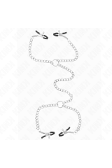 KINK - MORSETTI PER CAPEZZOLI A 4 CATENE 32 CM CON CATENE 14 CM