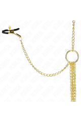 KINK - 4 MORSETTI PER CAPEZZOLI E CLIT REGOLABILI ORO