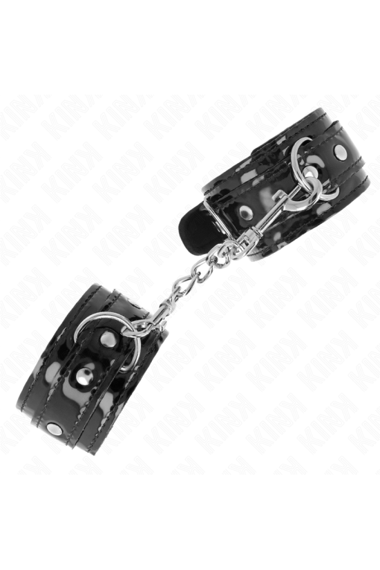 KINK - POLSI IN NEOPRENE LUCIDO REGOLABILI 17-24 CM X 4