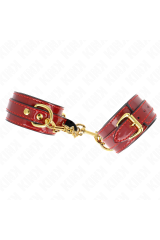 KINK - POLSINI JOANNA ANGEL ROSSO REGOLABILE CON CATENA ORO 16.5-26 CM X 4 CM