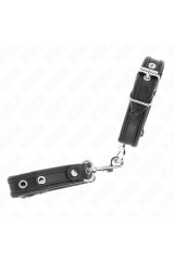 KINK - MINI BRACCIALETTI NERI CON BORCHIE REGOLABILI 16-22 CM X 2 CM