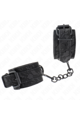 KINK - POLSI RICOPERTI DI PIZZO SCURO REGOLABILI NERO 19-26 CM