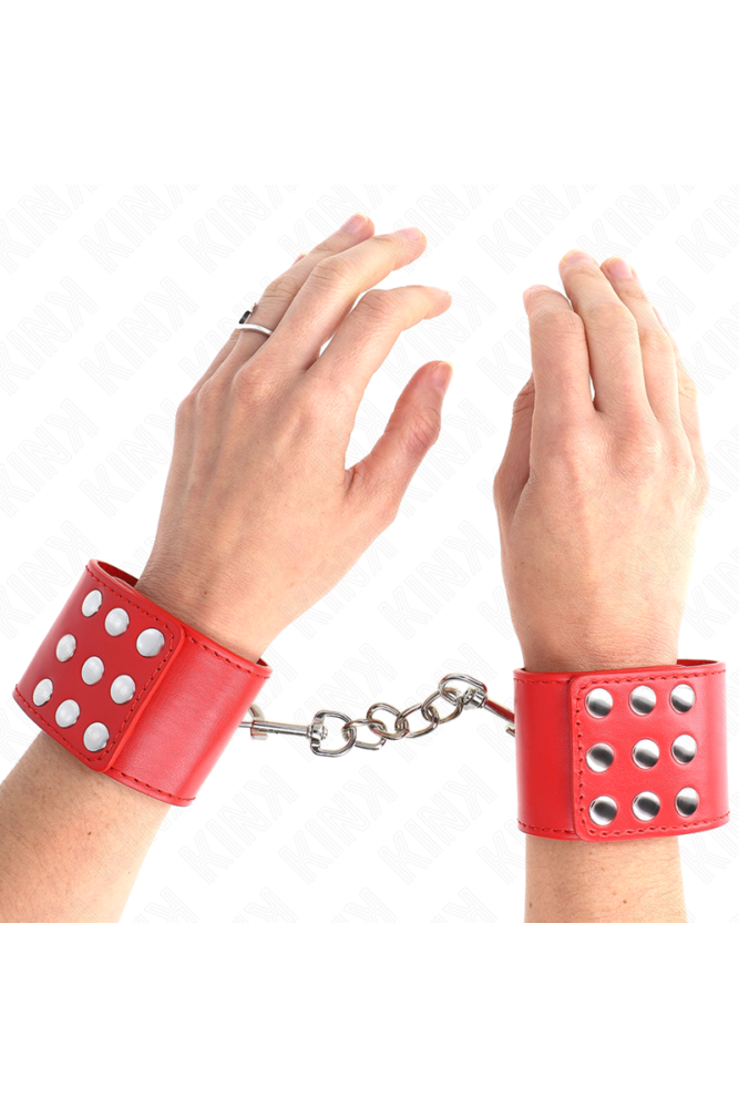 KINK - RESISTENZA DA POLSO CON CHIUSURA A SCATTO ROSSO REGOLABILE 19-24 CM X 5