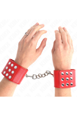 KINK - RESISTENZA DA POLSO CON CHIUSURA A SCATTO ROSSO REGOLABILE 19-24 CM X 5