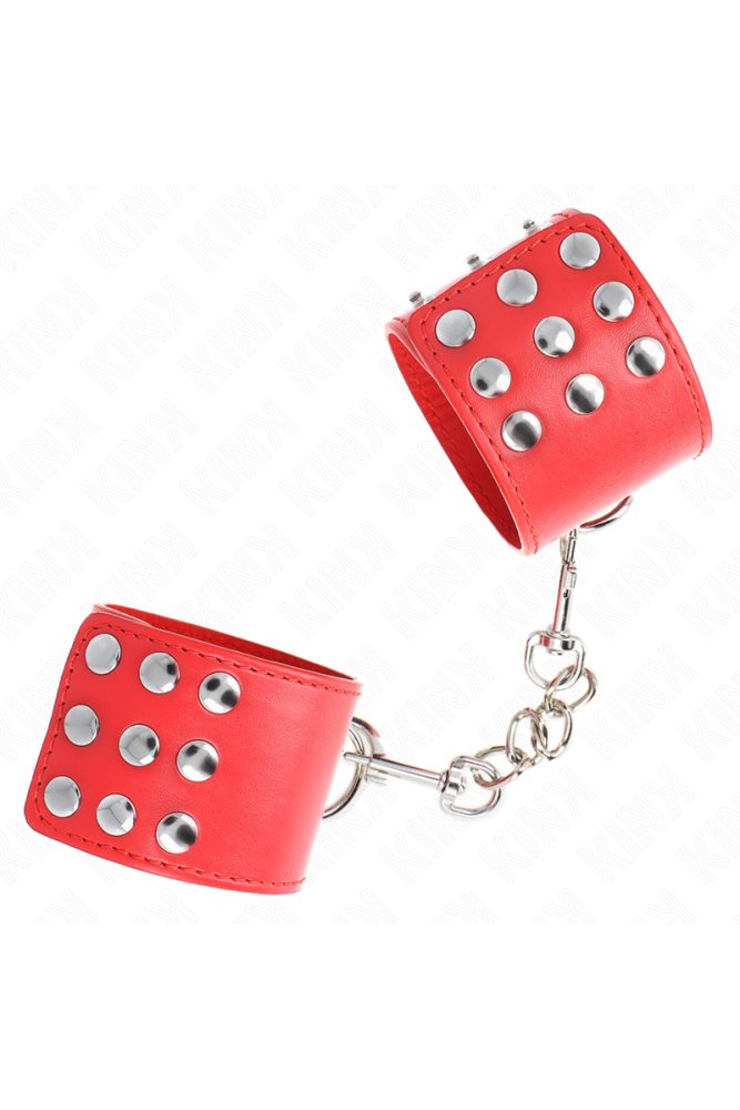 KINK - RESISTENZA DA POLSO CON CHIUSURA A SCATTO ROSSO REGOLABILE 19-24 CM X 5