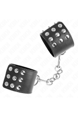 KINK - RESISTENZA DA POLSO CON CHIUSURA A SCATTO NERA REGOLABILE 19-24 CM X 5