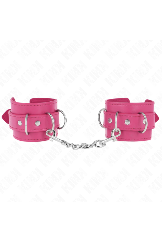 KINK - RESISTENZA DA POLSO CON 3 ANELLI A D REGOLABILE ROSA 17.5-25 CM X 6 CM