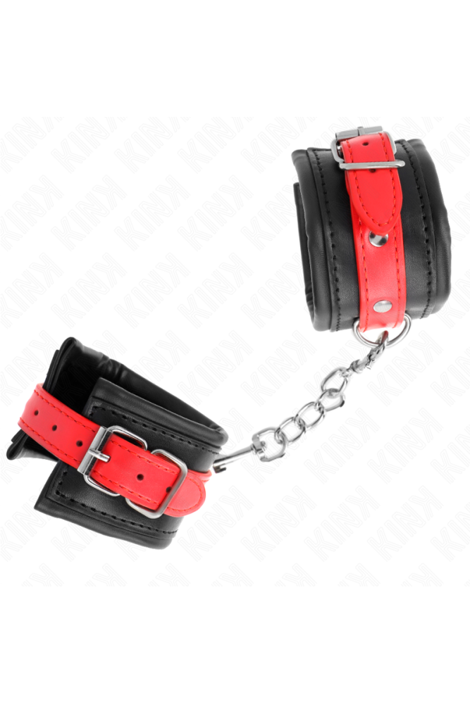 KINK - RESISTENZA DA POLSO NERA CON CINTURA ROSSA REGOLABILE 17-28 CM X 6 CM