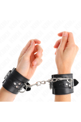 KINK - RESISTENZA DA POLSO NERA CON CINTURA NERA REGOLABILE 17-28 CM X 6 CM