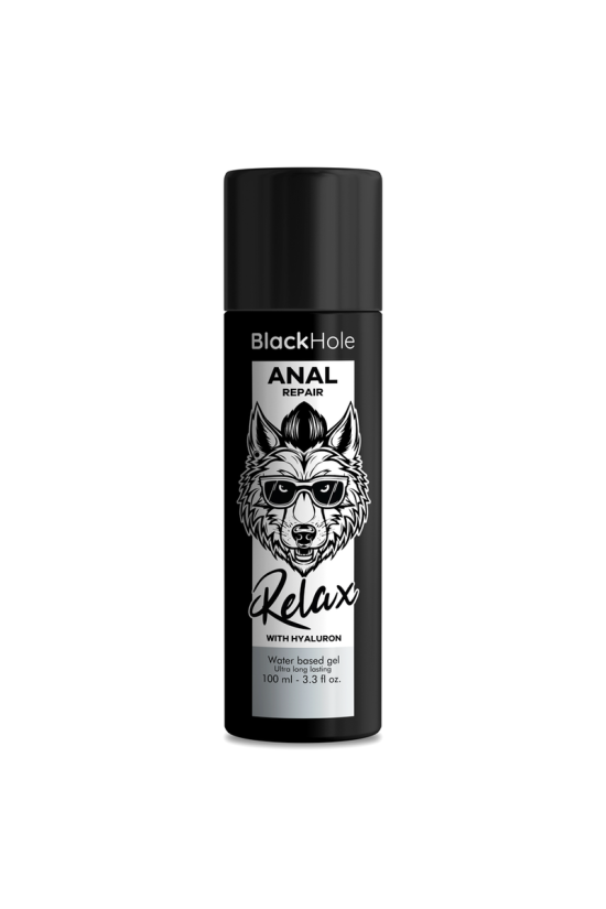 BLACK HOLE - RIPARATORE ANALE A BASE D'ACQUA RELAX CON IALURONICO 100 ML