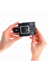 KINK - RESISTENZA DA POLSO NERA CON CINTURA NERA REGOLABILE 17-28 CM X 6 CM