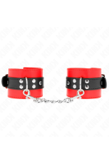 KINK - RESISTENZA DA POLSO ROSSO CON CINTURA NERA REGOLABILE 17-28 CM X 6 CM