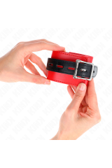 KINK - RESISTENZA DA POLSO ROSSO CON CINTURA NERA REGOLABILE 17-28 CM X 6 CM