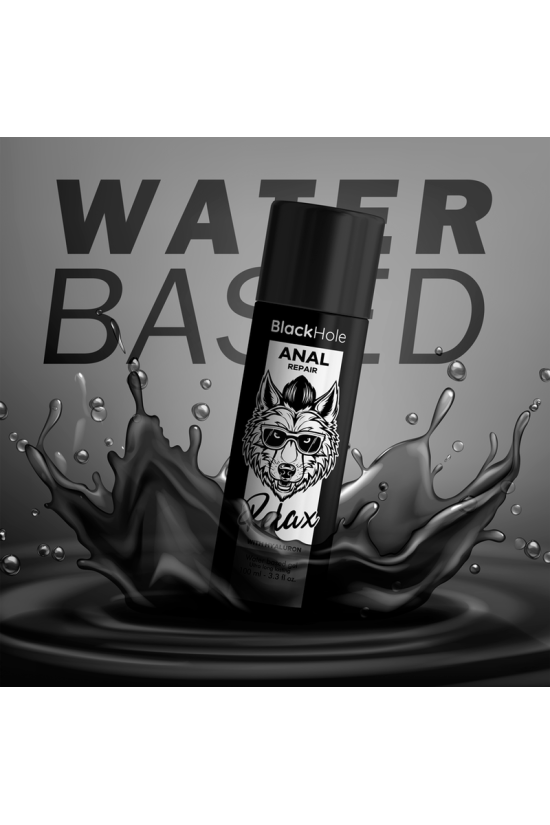 BLACK HOLE - RIPARATORE ANALE A BASE D'ACQUA RELAX CON IALURONICO 100 ML