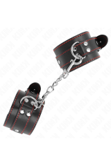 KINK - RESISTENZA DA POLSO NERA CON FODERA ROSSA REGOLABILE 20-28 CM X 5