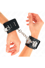 KINK - RESISTENZA DA POLSO MULTIPOSIZIONE CON CHIUSURA A LUCCHETTO NERA REGOLABILE 16-23 CM X 5