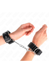 KINK - TENUTA DA POLSO SOTTILE A CERNIERA NERA REGOLABILE 16-22 CM X 3