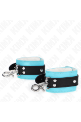 KINK - RESISTENZA DA POLSO PREMIUM CON SERRATURA NERO / BLU REGOLABILE 21-28 CM X 5