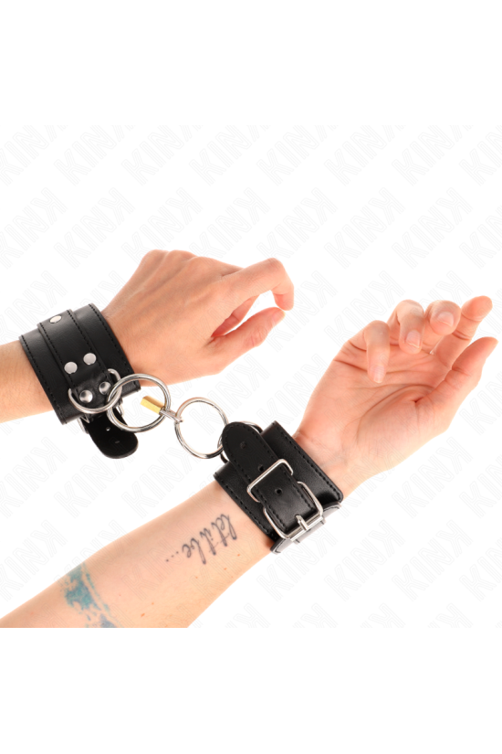 KINK - FERMAPOLSO CON BLOCCAGGIO O-RING NERO REGOLABILE 20-28 CM X 5